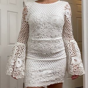 White lace dress